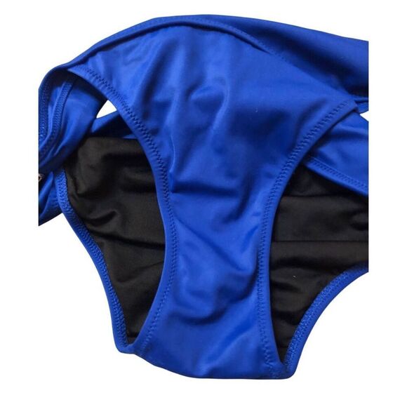 Victoria's Secret Swim The Hottie Cheeky Bikini Bottom Ruched Royal Blue Large - Picture 4 of 8